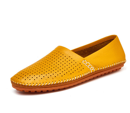 Men's Comfortable Rubber Sole Slip On Casual Driving Loafers