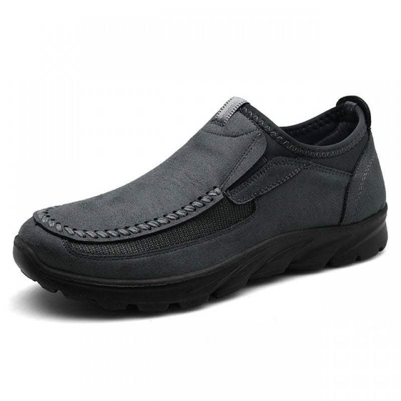 Men's Casual Loafers Comfortable Slip On Rubber Sole Shoes