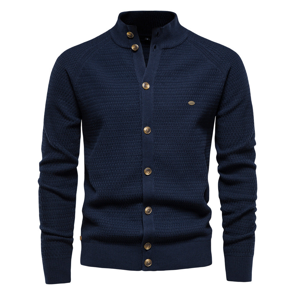 Men's Cashmere Cardigan Pure Wool for Effortless Winter Style and Comfort