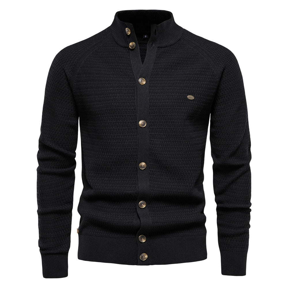 Men's Cashmere Cardigan Pure Wool for Effortless Winter Style and Comfort