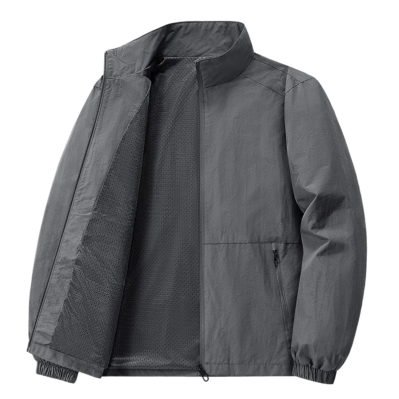 Men's Lightweight Breathable Casual Zipper Formal Spring Jacket