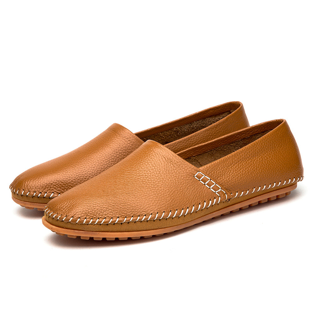 Men's Comfortable Rubber Sole Slip On Casual Driving Loafers